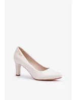 Lodičky na sloupku 1459 perlové - Step in style Lodičky na sloupku 1459 perlové - Step in style