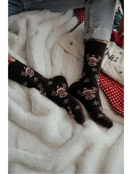 Pánské vánoční ponožky Smiling reindeer 1290.033