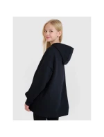 Dívčí nepruhovaná mikina s kapucí 4F 4FJRSS25TSWSF2235-20S