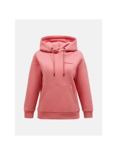 Bluza Peak Performance W Original Small Logo Hood różowy