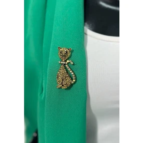 Brož Koč A-2-21-10 zlatá barva