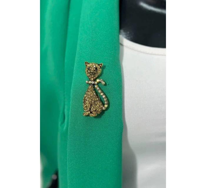 Brož Koč A-2-21-10 zlatá barva