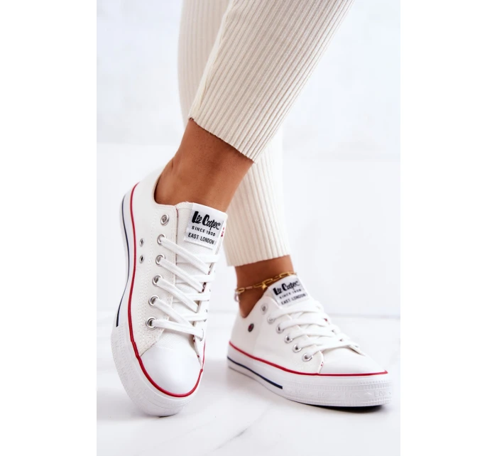 Dámské Tenisky model 21576313 Bílé - Lee Cooper Dámské Tenisky model 21576313 Bílé - Lee Cooper