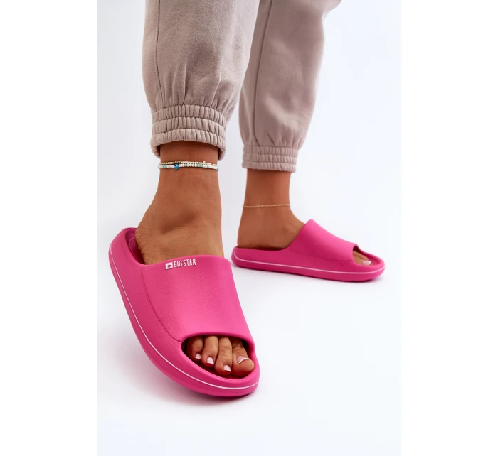 Lehké Dámské Pantofle Big Star NN274A041 Fuksie Lehké Dámské Pantofle Big Star NN274A041 Fuksie