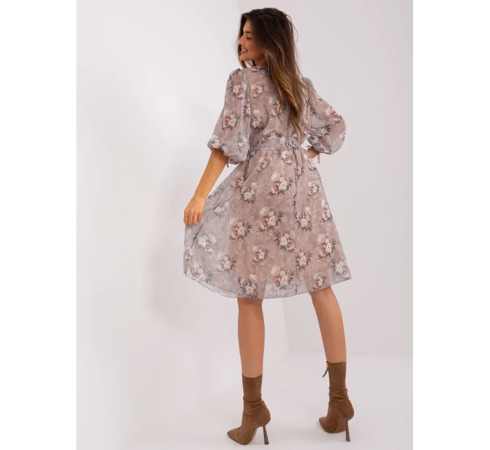 LK SK 509388 šaty.88 tmavě lila