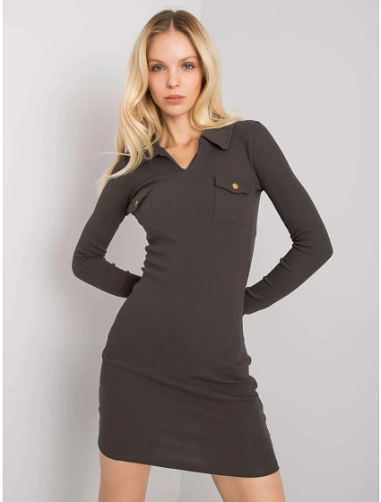 Šaty RV SK model 17462092 tmavá khaki - FPrice