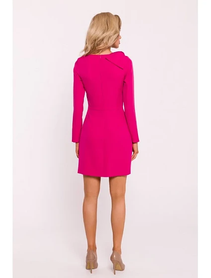 Mini šaty s mašlí na fuchsiová model 20515039 - Moe Mini šaty s mašlí na fuchsiová model 20515039 - Moe