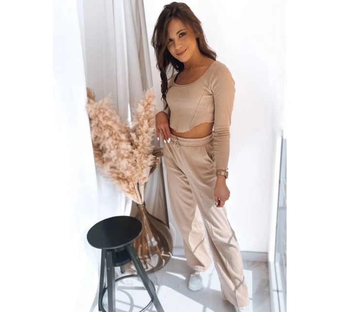 Dámský komplet EMILIO light beige FashionStreet AY0857