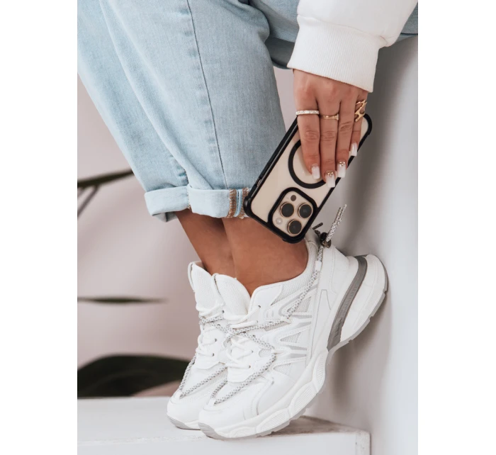 Dámské sportovní tenisky s plochou podrážkou LUXORUNS white FashionStreet ZY0617