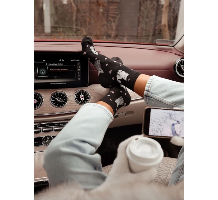 Milena ponožky 0200-136 Kočky a srdce 37-41 Milena ponožky 0200-136 Kočky a srdce 37-41