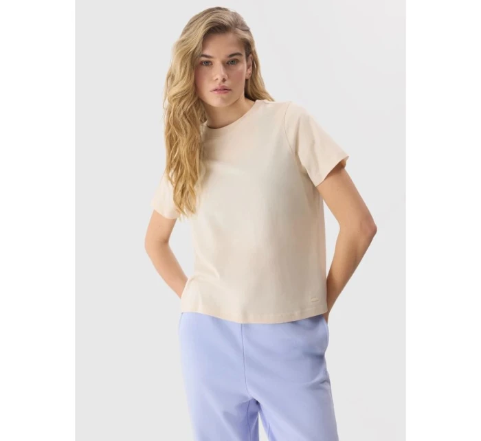 Dámské hladké tričko z organické bavlny 4F Dámské hladké tričko z organické bavlny 4F