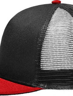Daiber MB 6636 5 panelová Pro síťovaná kšiltovka 03.6636 black/red
