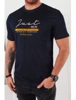 Pánské tričko s potiskem, tmavě modrá Dstreet RX5425