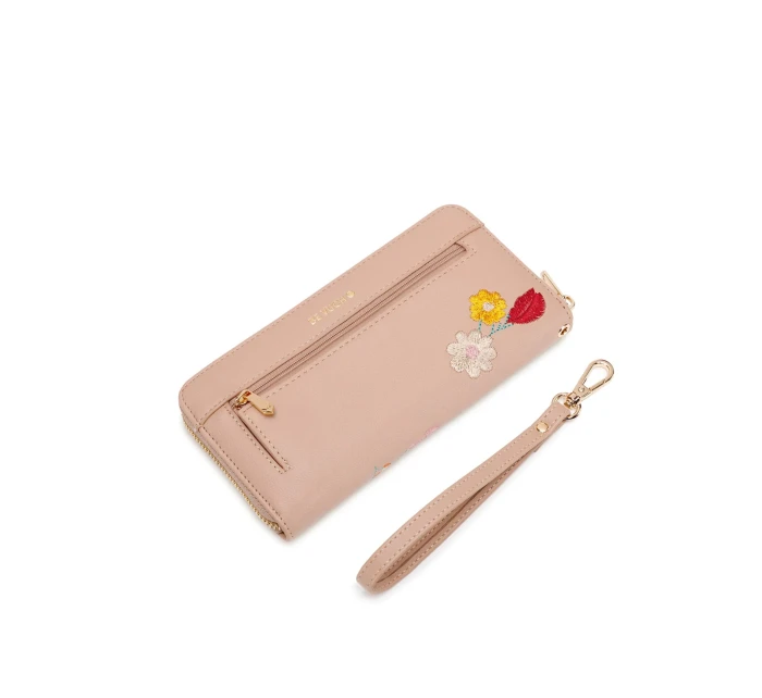 Dámská peněženka Vuch Nightie Nicci Flowers Beige Dámská peněženka Vuch Nightie Nicci Flowers Beige