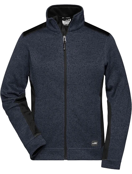 Daiber JN 861 Dámská pracovní pletená fleece bunda - Strong 02.0861 carbon melange/black Daiber JN 861 Dámská pracovní pletená fleece bunda - Strong 02.0861 carbon melange/black