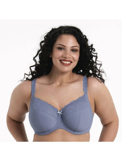 Eloise podprsenka s kosticí Full Cup 5295 medium blue - RosaFaia