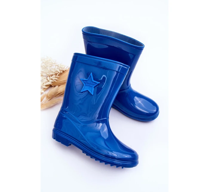 Dětské gumové holínky modré Malvi