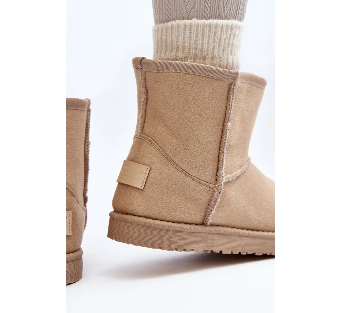 Dámské sněhule Cross Jeans MM2R4023C Beige Dámské sněhule Cross Jeans MM2R4023C Beige