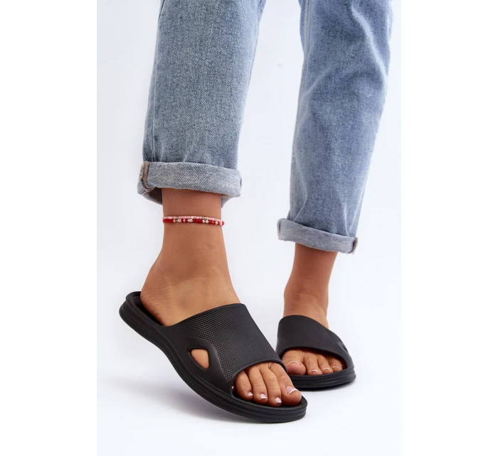 Klasické Černé Dámské Žabky Juniria Klasické Černé Dámské Žabky Juniria