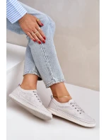 Dámské Kožené Tenisky Šedé Cloesa Dámské Kožené Tenisky Šedé Cloesa