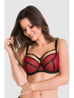 NAHÁ MĚKKÁ PODPRSENKA 19064 ČERVENÁ