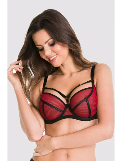 NAHÁ MĚKKÁ PODPRSENKA 19064 ČERVENÁ