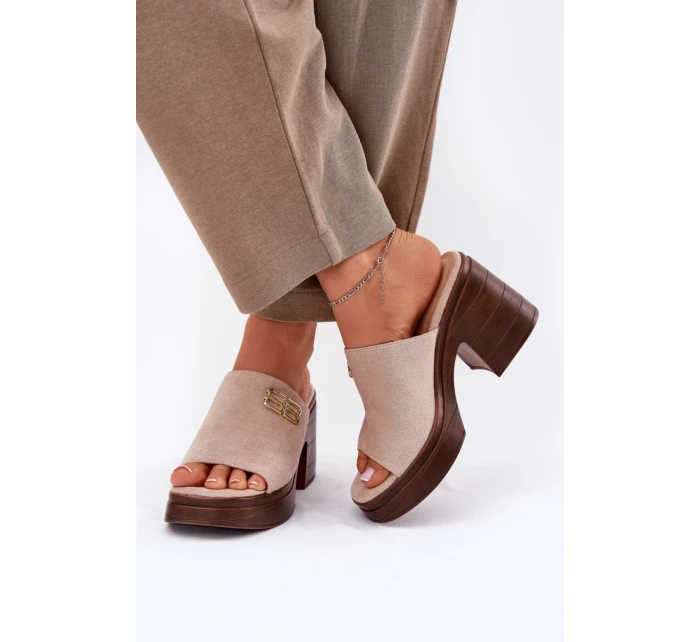 Pantofle model 213038 Step in style Pantofle model 213038 Step in style