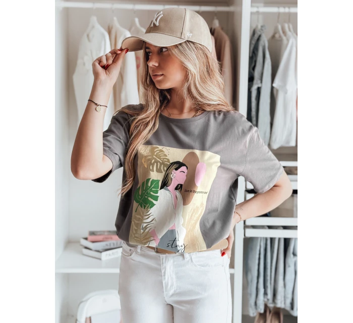 BRAVIS dámské tričko graphite FashionStreet RY2617