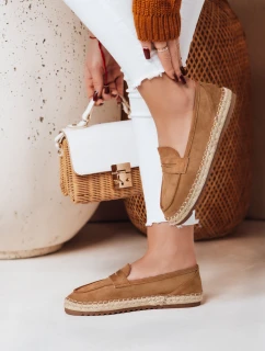 Dámské espadrilky JUDANA camel FashionStreet ZY0639