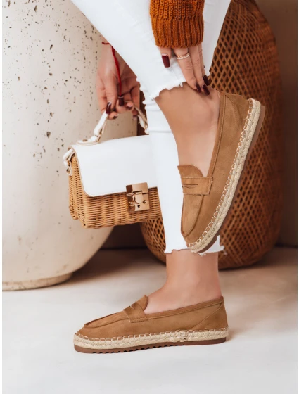 Dámské espadrilky JUDANA camel FashionStreet ZY0639