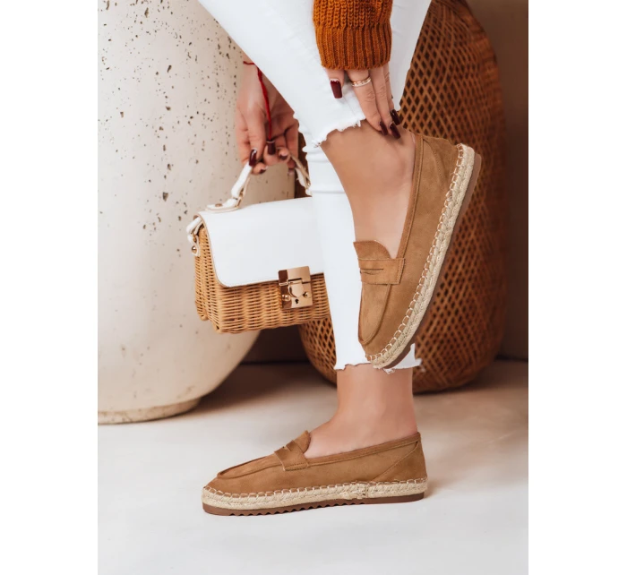 Dámské espadrilky JUDANA camel FashionStreet ZY0639