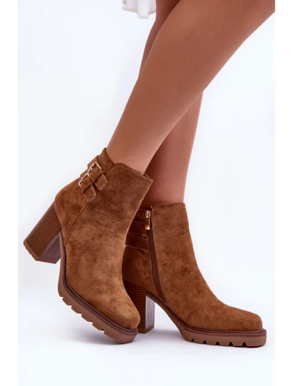 Boty na podpatku model 185332 Step in style Boty na podpatku model 185332 Step in style