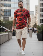 Pánská oranžová košile moro FashionStreet RX5592