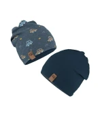 AJS 50-076 oboustranná dětská čepice