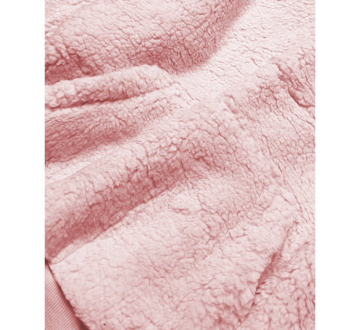 růžový dámský teplákový komplet model 17849026 - LUNA & MIELE