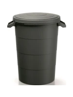 ZAHRADNÍ KOŠ HLADKÝ 80L ČERNÝ RECYKLAČNÍ KEDEN