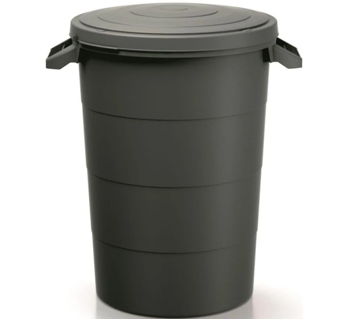 ZAHRADNÍ KOŠ HLADKÝ 80L ČERNÝ RECYKLAČNÍ KEDEN