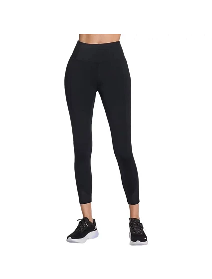 Skechers Tempo High Waisted 7/8 legíny LG83-BLK černé L Skechers Tempo High Waisted 7/8 legíny LG83-BLK černé L