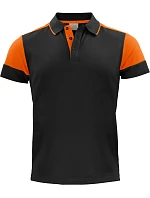 Printer Prime Polo Men Pánské piqué polo z těžké bavlny 61.5024 black/orange Printer Prime Polo Men Pánské piqué polo z těžké bavlny 61.5024 black/orange