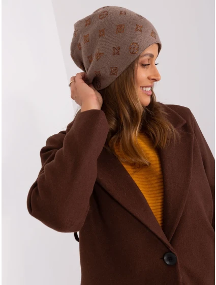 Czapka AT CZ model 18987469 brązowy - FPrice Czapka AT CZ model 18987469 brązowy - FPrice