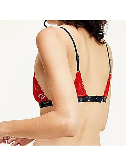 Dámská nevyztužená podprsenka Triangle Bralette Holiday model 20900912 - Tommy Hilfiger Dámská nevyztužená podprsenka Triangle Bralette Holiday model 20900912 - Tommy Hilfiger