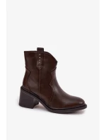 Boty na podpatku  model 221136 Step in style