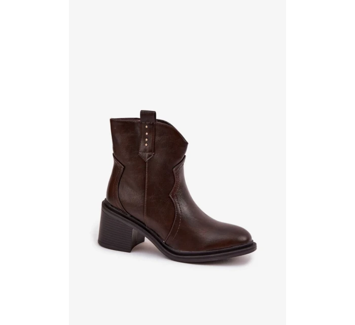 Boty na podpatku  model 221136 Step in style