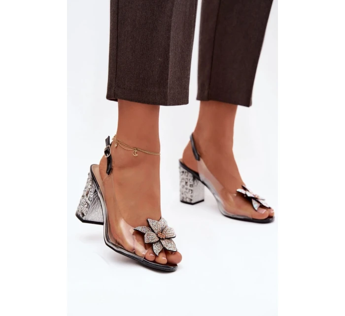 Sandály na podpatku  model 225135 Step in style