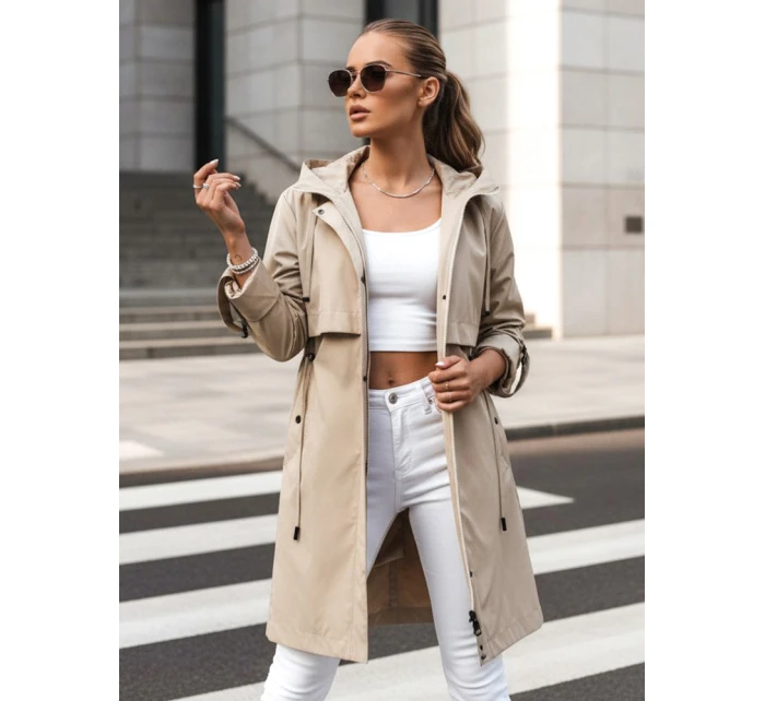 NOCITO FashionStreet dámská přechodná bunda typu parka velbloudí barvy TY4202