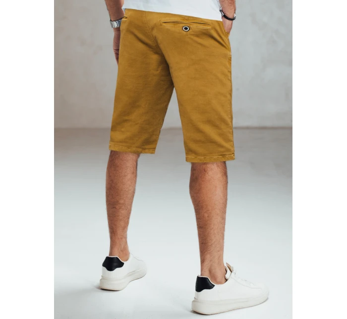 Pánské velbloudí džínové šortky Dstreet SX2571 Pánské velbloudí džínové šortky Dstreet SX2571