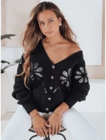 Dámský kardigan černý model 21990968 - Dstreet