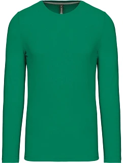 Kariban K 359 Pánské tričko s dlouhým rukávem 20.K359 kelly green
