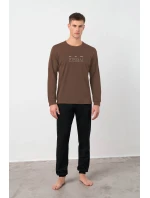 Vamp - Pánské bavlněné pyžamo s manžetami 21965 - Vamp