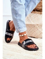 Dámské Nazouváky Big Star Malované Černé GG274A007 Dámské Nazouváky Big Star Malované Černé GG274A007